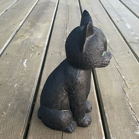 Momentum Brands Black Cat Kitten Hard Plastic Halloween Decoration Made in China - Picture 9 of 14